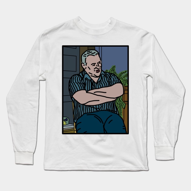 Irish Uncle Matt Memes Full Color Long Sleeve T-Shirt by ellenhenryart